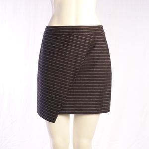MADEWELL Skirt Asymmetrical Faux Wrap Soft Wool Cotton Artsy Casual Women’s NWOT